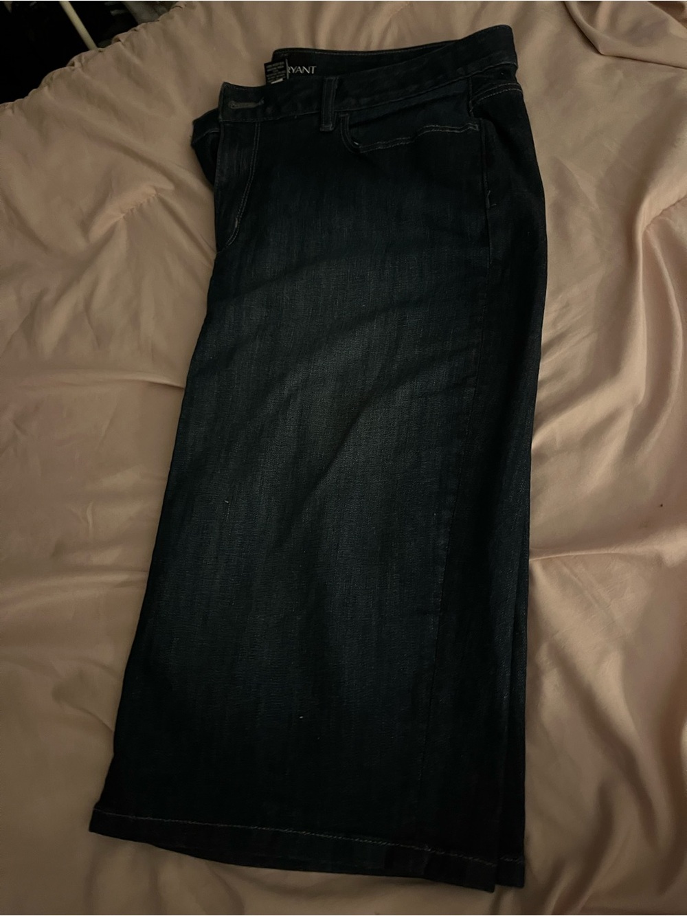 Lane Bryant Dark Blue Denim Skirt